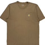 K87 Carhartt T-Shirt - Large Brown Cotton