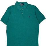 Polo By Ralph Lauren Polo Shirt - Large Green Cotton