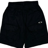Oakley Cargo Shorts - Small Black Polyester