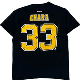Boston Bruins Reebok Nhl T-Shirt - Large Black Cotton