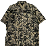 Volcom Floral Hawaiian Shirt - XL Beige Cotton