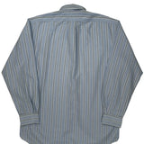 Yarmouth Ralph Lauren Striped Shirt - Medium Blue Cotton
