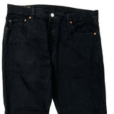 Levis 501 Jeans - 35W 30L Black Cotton
