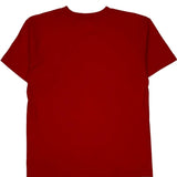 Wisconsin Basketball Nike College T-Shirt - Large Red Cotton