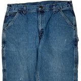 Carhartt Carpenter Pants - 34W 28L Blue Cotton