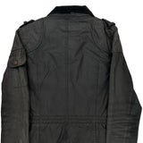 Barbour International Jacket - Small Black Cotton Blend