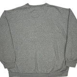American Flag Chaps Ralph Lauren Spellout Sweatshirt - XL Gray Cotton Blend