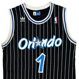 Orlando Magic Adidas #1 Mcgrady Jersey - Large Black Polyester