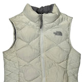 550 The North Face Gilet - Medium Cream Nylon