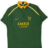 2001-02 South Africa Home Nike Rugby Shirt - Medium Green Cotton