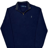 Ralph Lauren 1/4 Zip - XL Navy Cotton