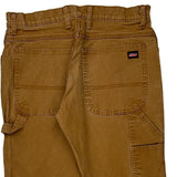 Dickies Double Knee Carpenter Pants - 32W 30L Brown Cotton