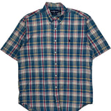 Blake Shirt Ralph Lauren Checked Short Sleeve Shirt - Medium Multicoloured Cotton