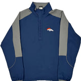 Denver Broncos N.F.L. Team Apparel Nfl Windbreaker - Large Gray Polyester