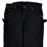 Key Carpenter Pants - 34W 30L Black Cotton