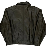 Members Only Leather Jacket - XL Black Leather