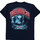 Talladega Superspeedway Chase Authentics Nascar T-Shirt - Large Navy Cotton