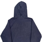 Reverse Weave Champion Hoodie - Medium Blue Cotton Blend