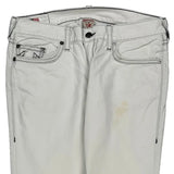 True Religion Contrast Stitch Jeans - 38W 32L White Cotton