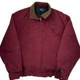 Polo By Ralph Lauren Harrington Jacket - Large Burgundy Cotton
