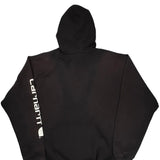 Carhartt Spellout Hoodie - XL Black Cotton Blend
