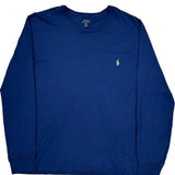 Polo By Ralph Lauren Long Sleeve T-Shirt - XL Blue Cotton