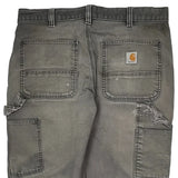 Carhartt Double Knee Carpenter Trousers - 36W 32L Grey Cotton