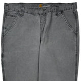 Carhartt Carpenter Pants - 36W 33L Gray Cotton Blend