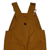 Age 4 Carhartt Double Knee Overalls - XS Brown Cotton