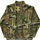 Cabelas Camo 1/4 Zip - Large Green Polyester