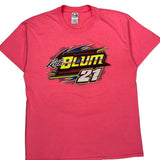 The Pitbull Gildan Graphic T-Shirt - Large Pink Cotton