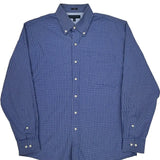 Tommy Hilfiger Slim Fit Shirt - Large Blue Cotton