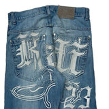 Kalifornia King Graphic Jeans - 32W 30L Blue Denim