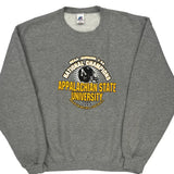 Appalachian State University Russell Athletic College Sweatshirt - Large Grey Cotton