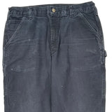 Carhartt Double Knee Carpenter Pants - 36W 34L Gray Cotton