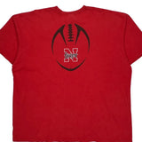 Nebraska Cornhuskers Nike Football T-Shirt - 2XL Red Cotton