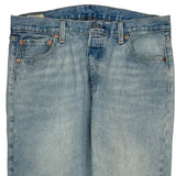 501 Levis Jeans - 34W 31L Light Wash Cotton