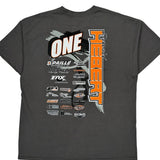 Racing Gildan Graphic T-Shirt - XL Gray Cotton