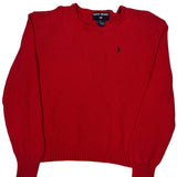 Polo Sport Sweater - Large Red Cotton