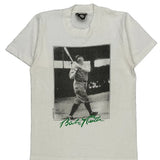 Single Stitch Babe Ruth Screen Stars Graphic T-Shirt - Small White Cotton Blend