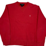 Polo Sport Sweatshirt - Large Red Cotton