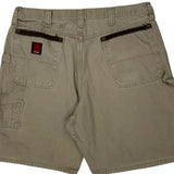Wrangler Carpenter Shorts - 38W 10L Khaki Cotton