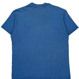 Community Support Hanes Graphic T-Shirt - Large Blue Cotton