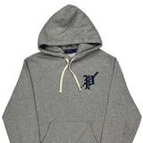 Polo By Ralph Lauren Hoodie - Large Gray Cotton Blend
