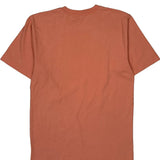Carhartt T-Shirt - Small Orange Cotton
