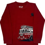 Age 7 Carhartt Long Sleeve T-Shirt - Small Red Cotton