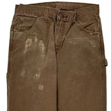 Dickies Carpenter Pants - 30W 31L Brown Cotton
