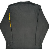Built To Serve And Protect All Hardworking People Carhartt Spellout Long Sleeve T-Shirt - Large Black Cotton