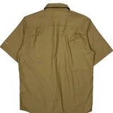 Greentech Renewables Logo Carhartt Short Sleeve Shirt - Medium Khaki Cotton