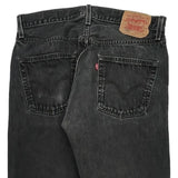 501 Levis Jeans - 32W 33L Black Cotton
